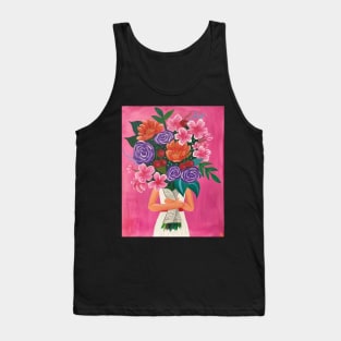 Cherry Blossom Bouquet Tank Top